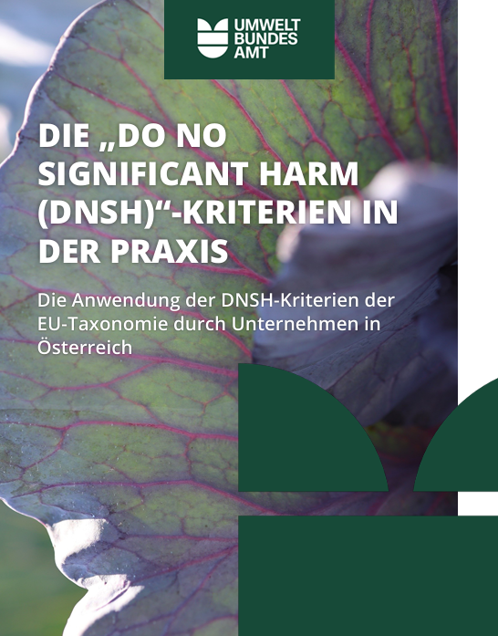 Die do No Significant Harm DNSH Kriterien in der Praxis
