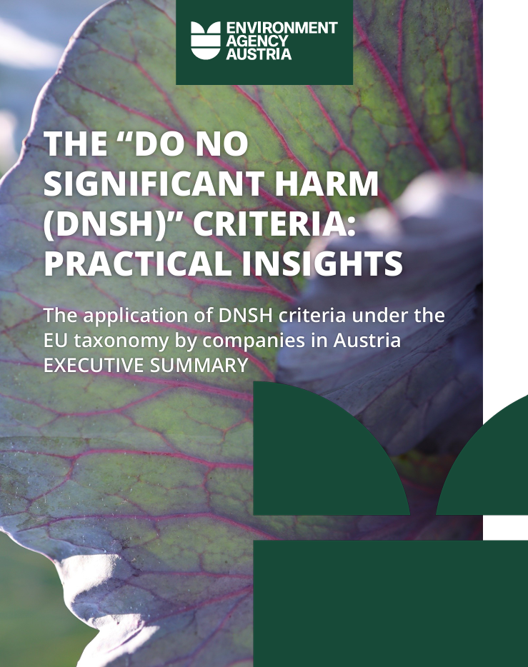 Thee do No Significant Harm DNSH criteria Practical insight