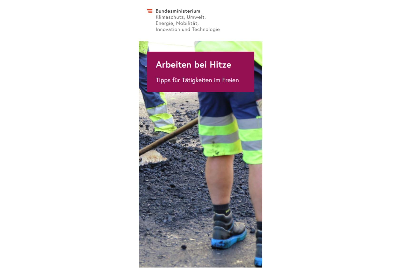 Cover Arbeiten bei Hitze