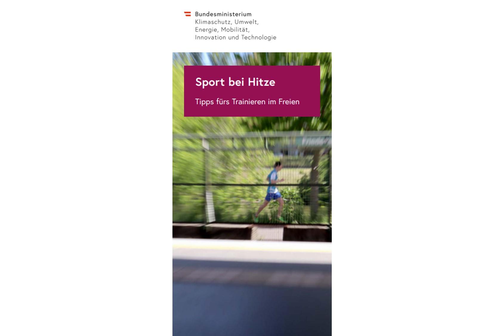 Cover - Sport bei Hitze - Tipps fürs Trainieren im Freien