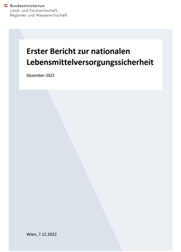 Cover 1 Bericht Lebensmittel