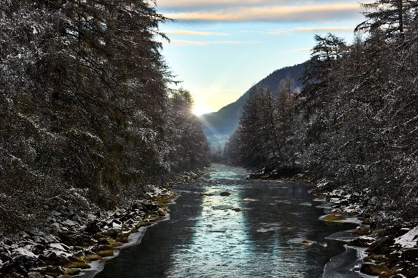 Winterliches Ötztal
