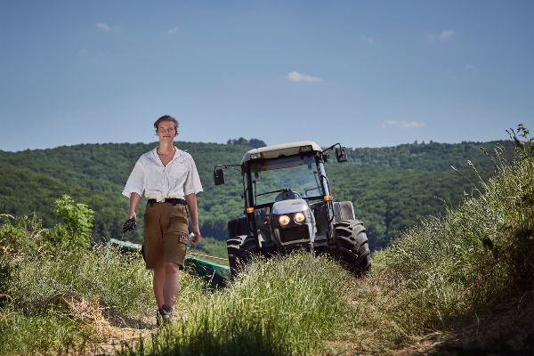 Menschen auf einem Feld