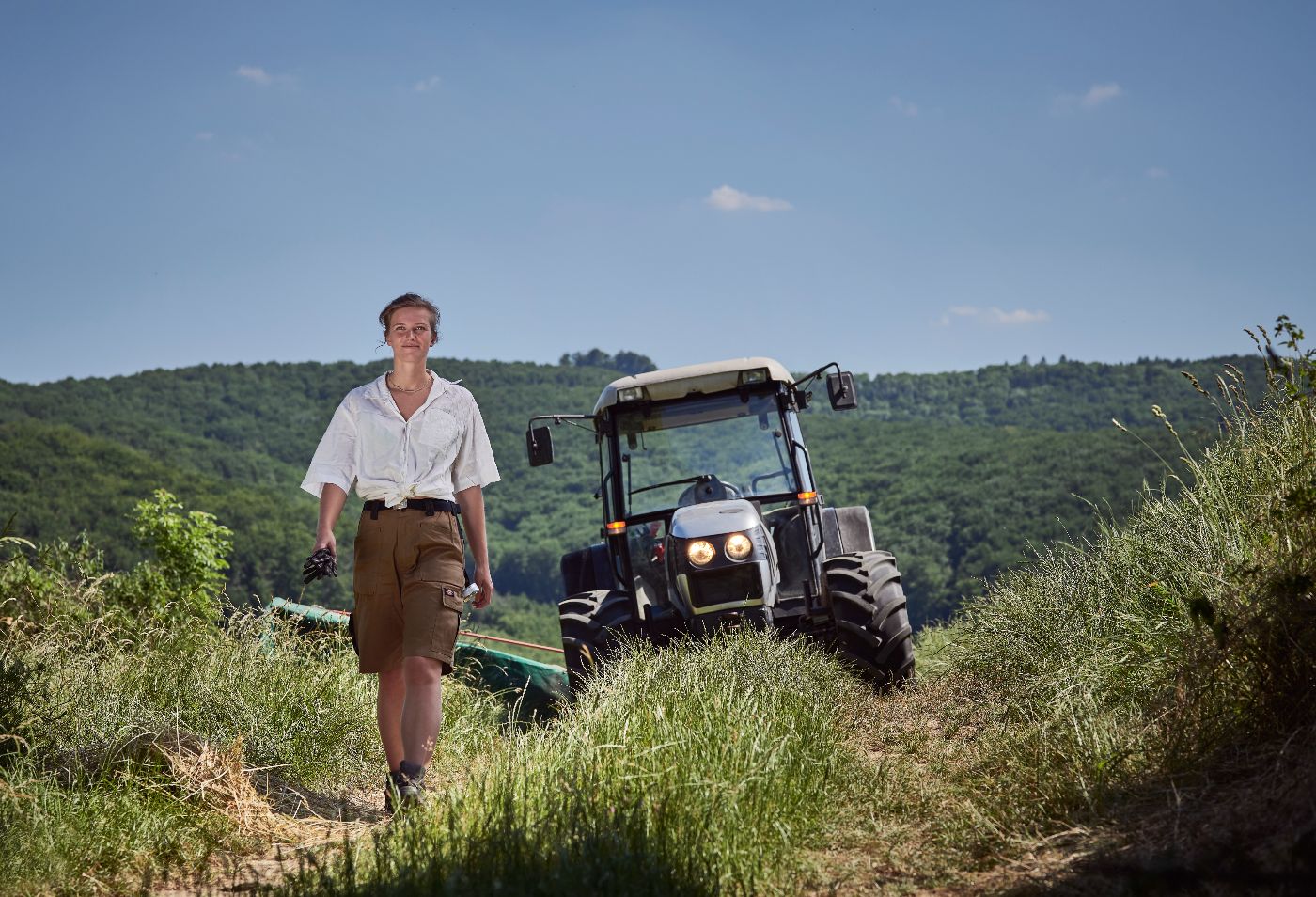 Menschen auf einem Feld