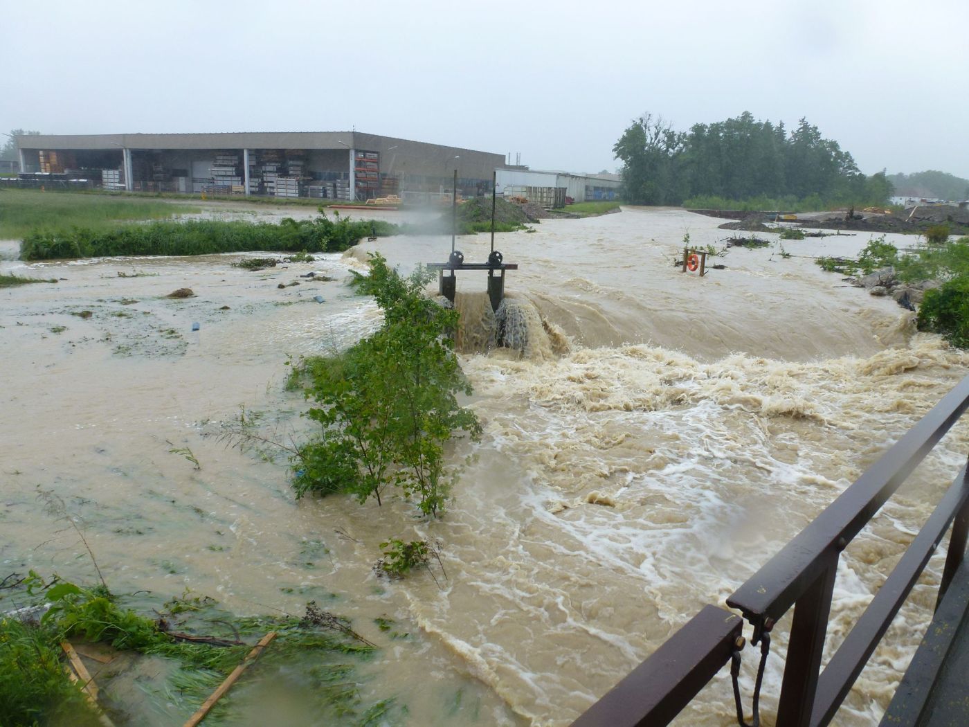 Hochwasser Zaucha
