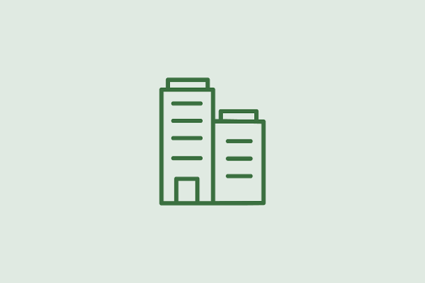Icon Gebäude Unternehmen Firma Hochhaus
