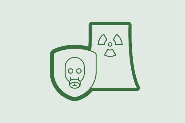 Icon Strahlenschutz und Atomenergie