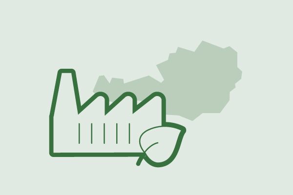 Icon klimaneutrale Industrie in Österreich