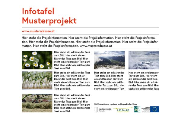 Infotafel Land+ELER+Leader+EU