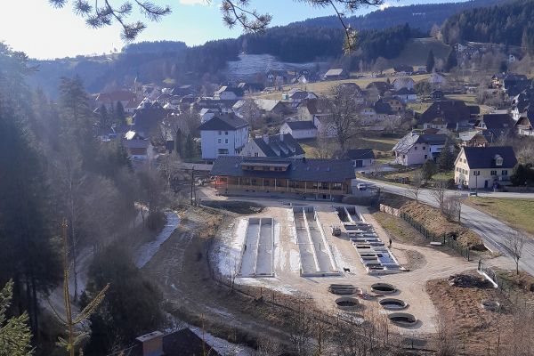 Anlage Forellenzucht