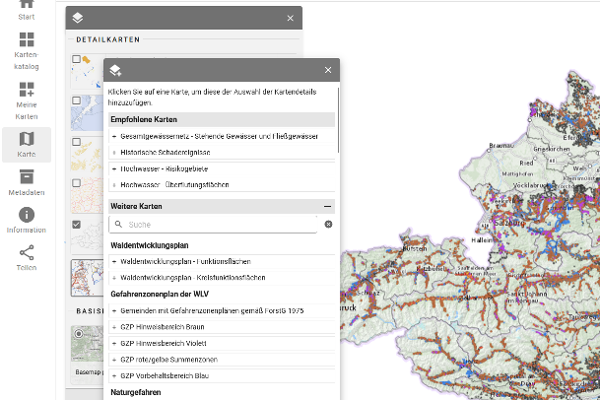 WALDATLAS: Kartensortierung NEU