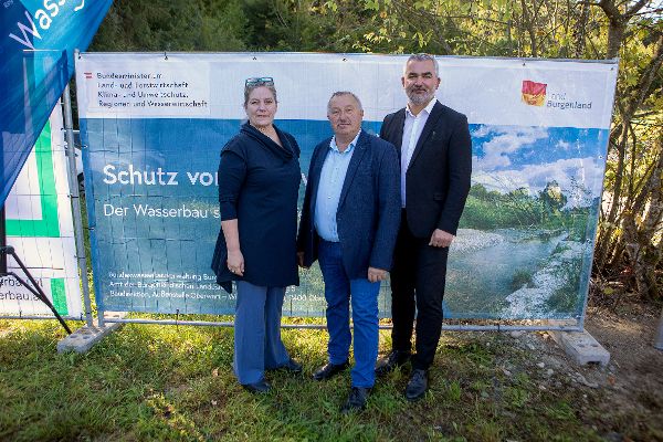 Eröffnung Rückhaltebecken Riedlingsdorf
