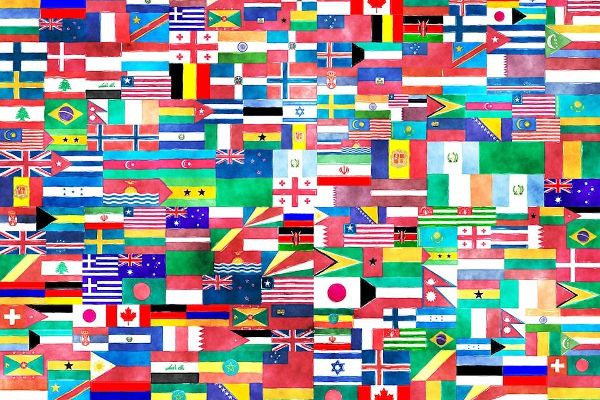 Flags of all European Union member states