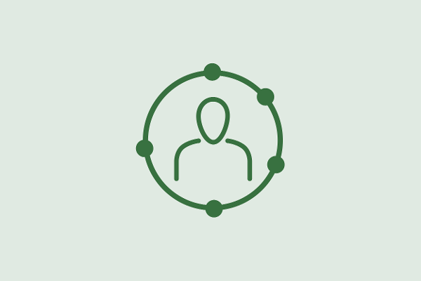 Icon Person responsibility tasks