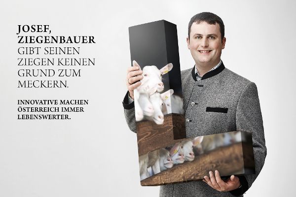 Subject image with Josef the goat farmer