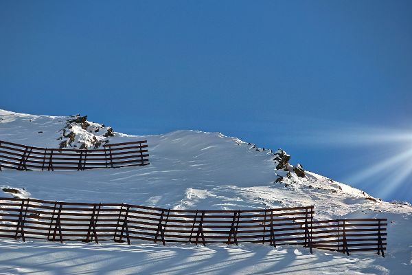 Avalanche control structure at Obergurgl