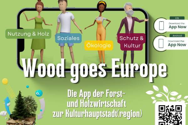 App “Wood goes Europe” cover page
