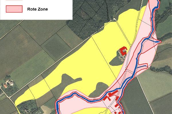 Excerpt of a hazard zone plan