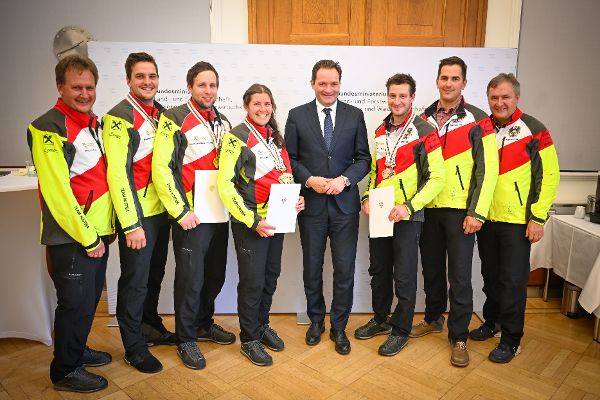 Auszeichnung Forstwettkämpfer