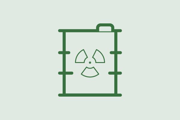 Icon Radioaktiver Abfall