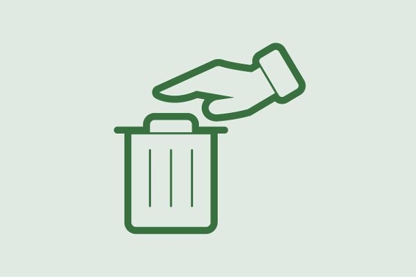 Icon Abfall und Ressourcenmanagement