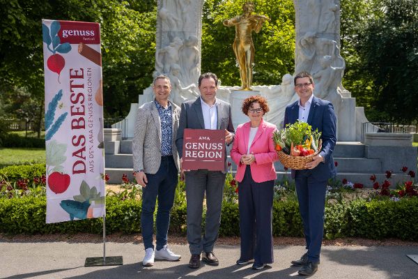 Totschnig beim Genussfestival im Stadtpark