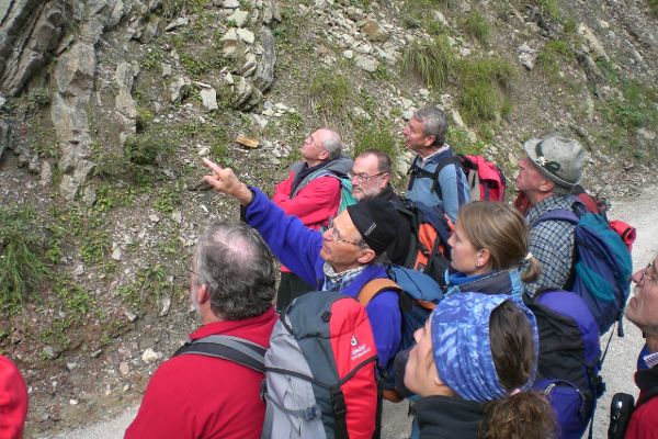 Geo-Pfad Obere Ampelsbach-/Filzmoosbach-Schlucht: Führung im Rahmen einer Naturschutzfachtagung des DAV