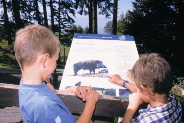 Naturlehrpfad im Alpenwildpark Pfänder