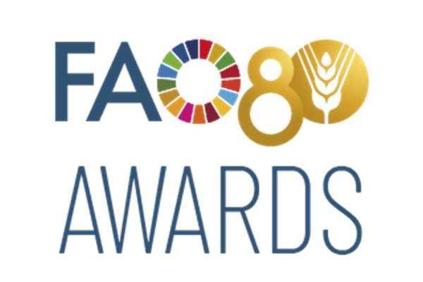 Logo der Food and Agriculture Organization of the United Nations anlässlich der 80 Jahrfeier