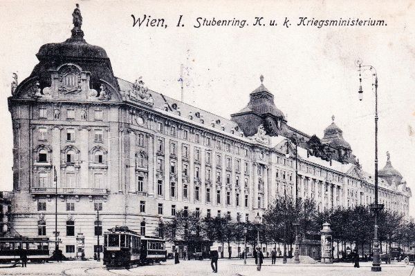 Gebäudefoto Regierungsgebäude, Stubenring 1 im Jahr 1914