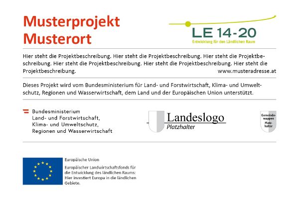 Poster Bund+ELER+Land+EU