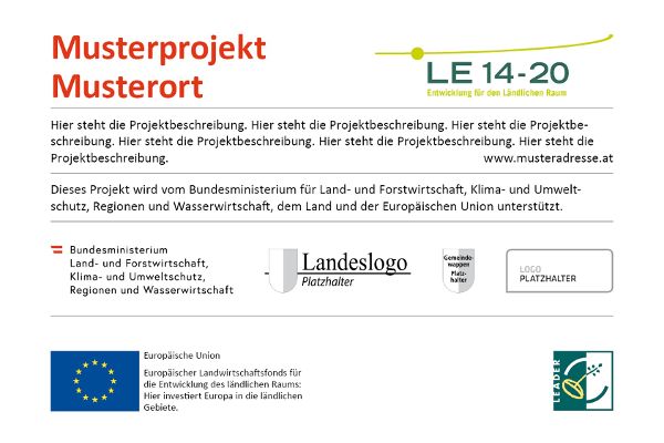 Poster Bund+ELER+Land+Leader+EU