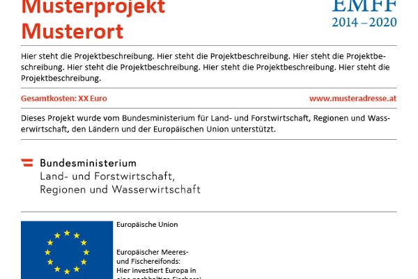  Erinnerungstafel - EMFF - "Bund+Länder+EU"