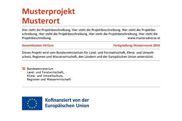 Hinweistafel Bund+Länder+EU