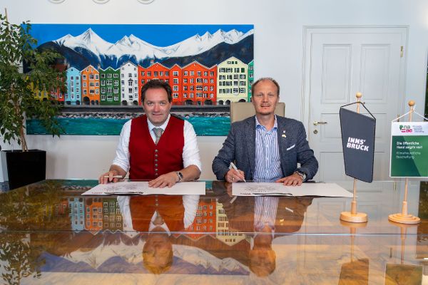 Stadt Innsbruck unterzeichnet Vereinbarung zur naBe-strategischen Partnerschaft mit BMLUK