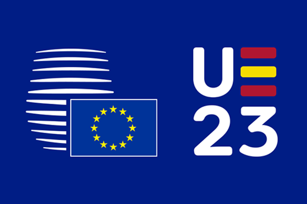 Logo der spanischen Ratspräsidentschaft 2023