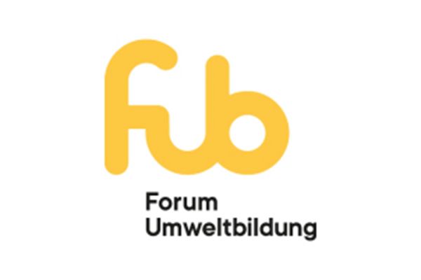 Gelber Schriftzug fub - Forum Umweltbildung