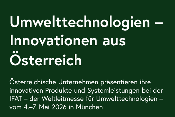 Umwelttechnologien – Innovationen aus Österreich