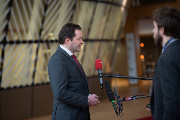 Bundesminister Norbert Totschnig beim EU-Agrarrat in Brüssel