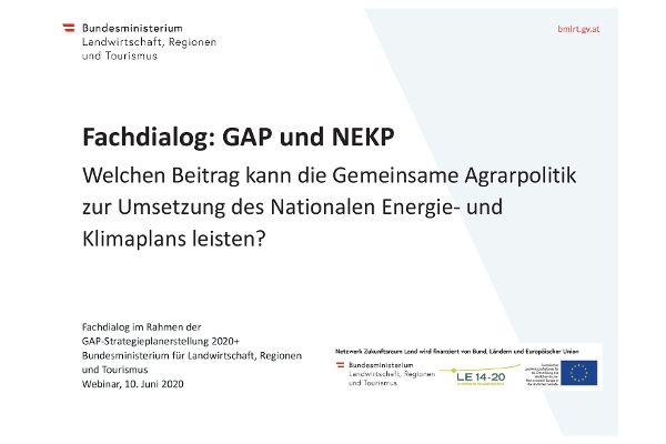 Titelfolie der Präsentation Fachdialog