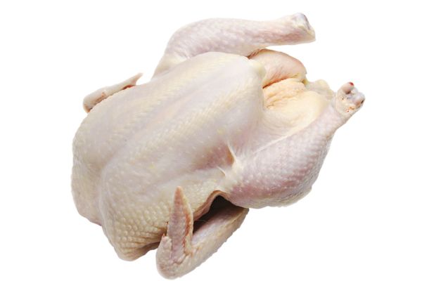 rohes Huhn