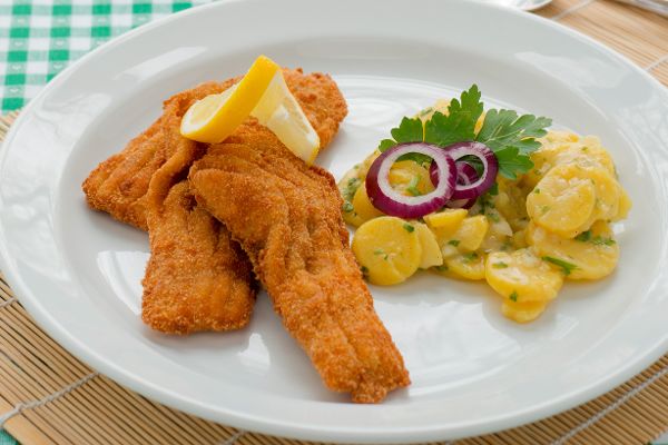 Waldviertler Karpfen gebacken