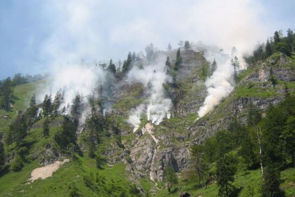 Waldbrand Gimbach