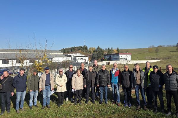 Die Türkische Delegation mit Bürgermeister Michael Strasser, Sektionsleiter Christian Amberger und Polier Manfred Klauser