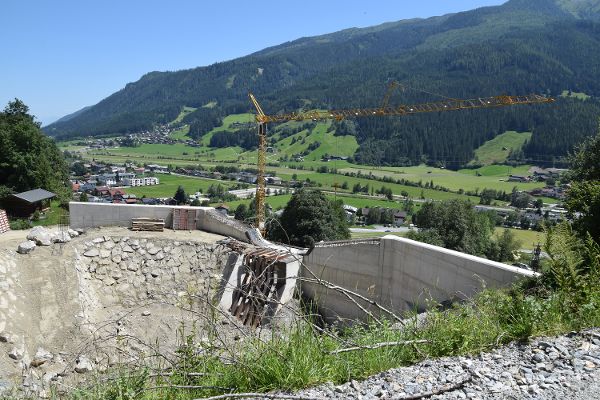 Wildbachverbauung am Weichseldorferbach im Bramberg