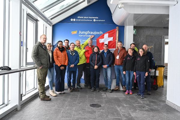 Gruppenfoto der Fachreise in der Schweiz