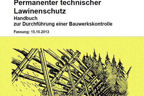 Coverbild der Broschüre Permanenter Technischer Lawinenschutz