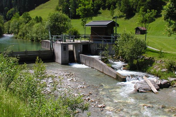 Kleinwasserkraftwerk Spannberg am Kleinarlbach, Salzburg