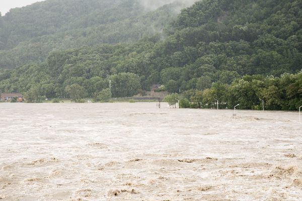 Hochwasser Greifenstein