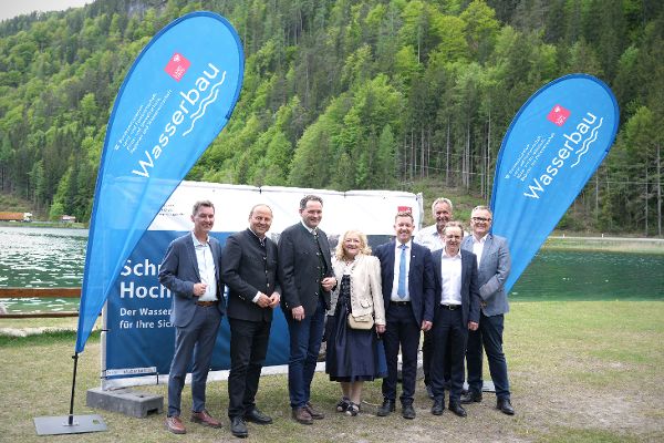 Fertigstellungsfeier des Hochwasserschutzprojekts Haselbach/Grieselbach in Waidring und St. Ulrich am Pillersee